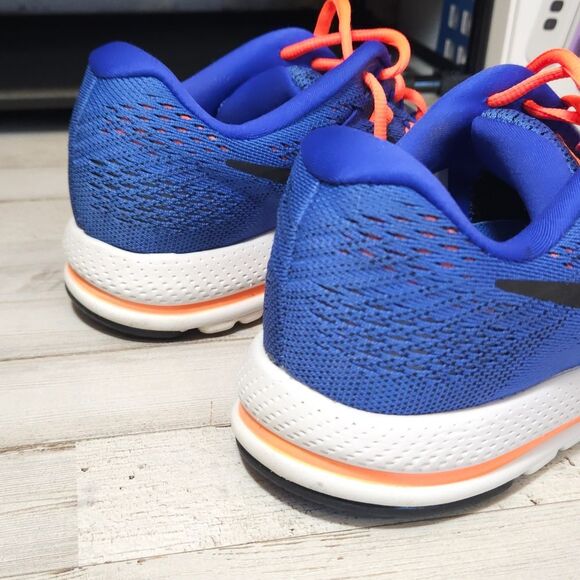 Nike Running Shoes Blue/Orange Size 9 Men – Lightweight & Comfortable - Picture 5 of 12